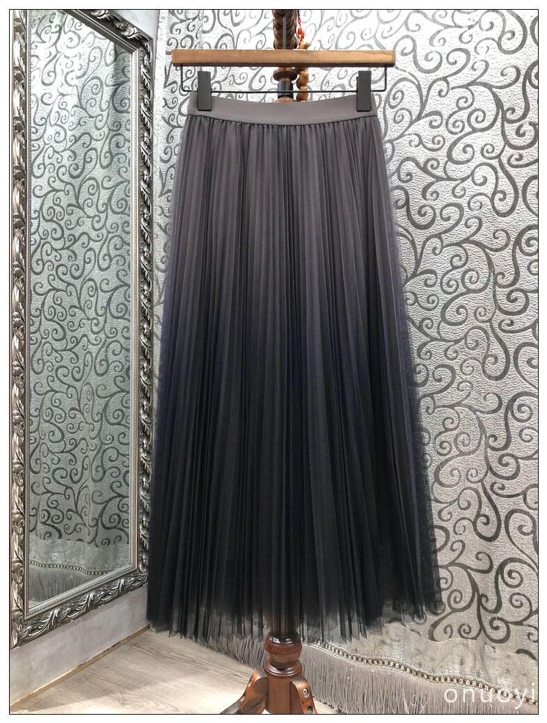 Chân váy loang xếp li công chúa quảng châu dáng dài | BigBuy360 - bigbuy360.vn