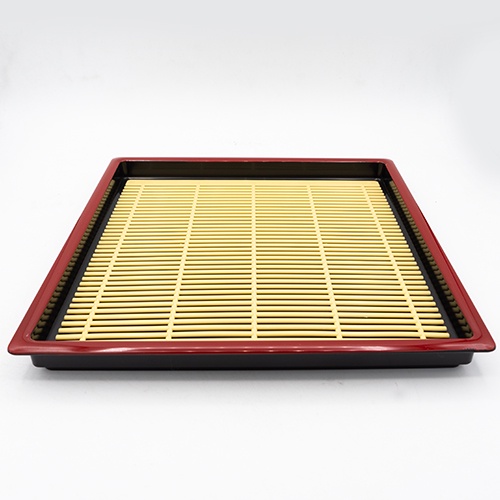 Khay lót đồ vuông nhựa kèm miếng lưới nhựa PP Fuchi Zhu 19.4 cm Daiso Japan