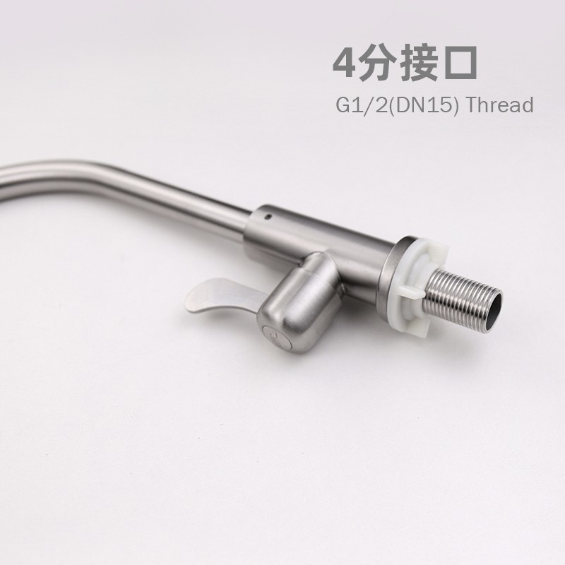 Vòi Nước Bằng Thép Không Gỉ 304 Xoay 360 Độ