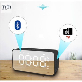 [FREESHIP] Loa Bluetooth kiêm đồng hồ báo thức - màn hình tinh thể lỏng Q6
