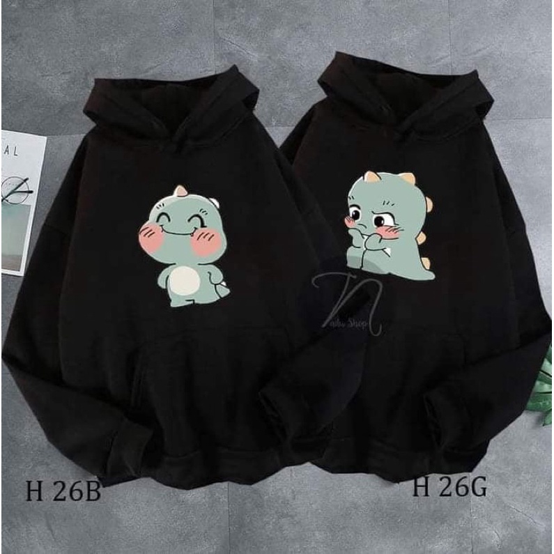 Áo hoodie đôi dễ thươnh