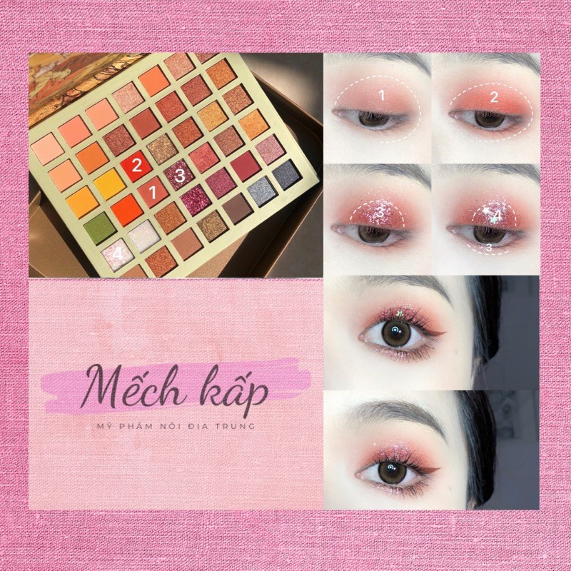 [MUGE LEEN] bảng phấn mắt 42 ô love story | BigBuy360 - bigbuy360.vn