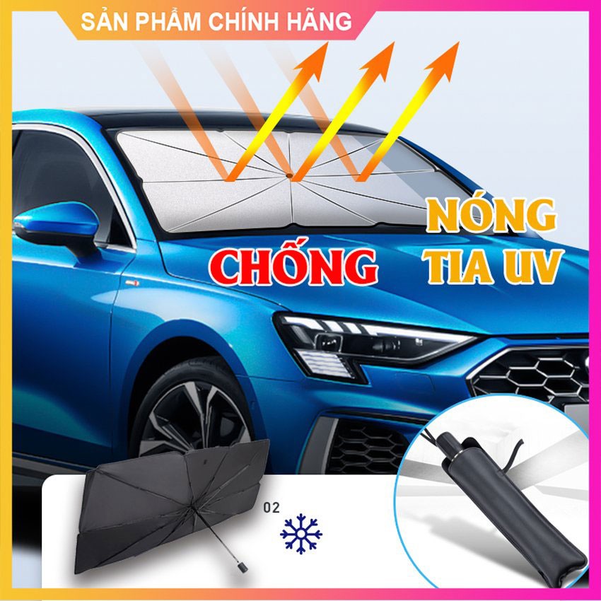 Ô Dù Che Nắng Kính Lái Xe Hơi 7 Chỗ  Cao Cấp - Tấm Chắn Nắng Giảm Nóng Cho Ô Tô Cao Cấp