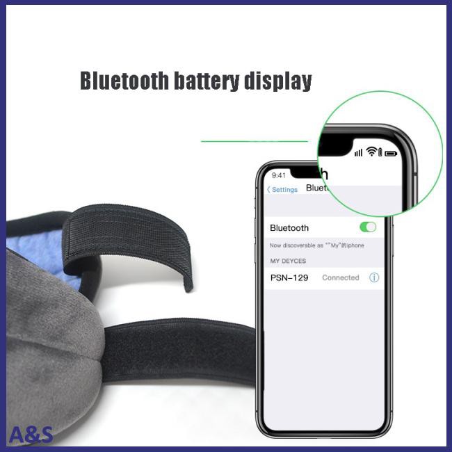 Tai Nghe Bluetooth, Tai Nghe Không Dây Kiêm Bịt Mắt  Bluetooth 5.0 Tiện Dụng Cho Các Loại Smartphone