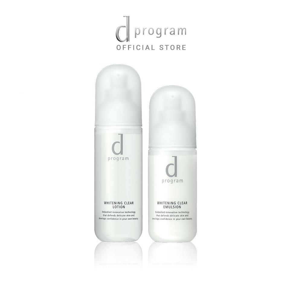 Bộ 2 sản phẩm d program dưỡng trắng da (125ml + 100ml)