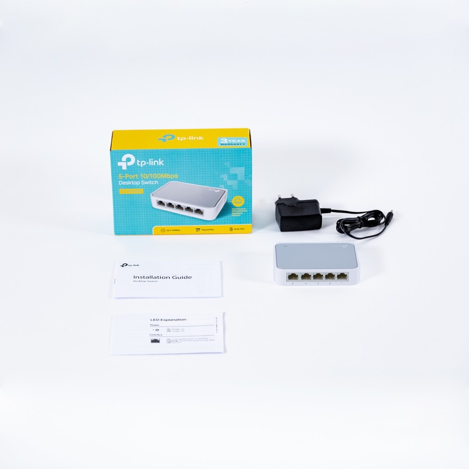 [Hỏa Tốc] Bộ Chia Tín Hiệu TP-Link TL-SF1005D 5 cổng Switch 5 ports 10/100Mbps