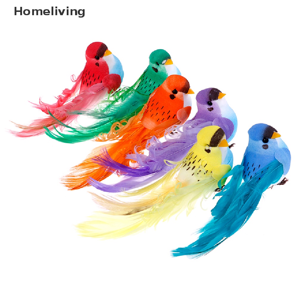 Chim Giả Bằng Xốp Nhiều Màu Trang Trí Sân Vườn