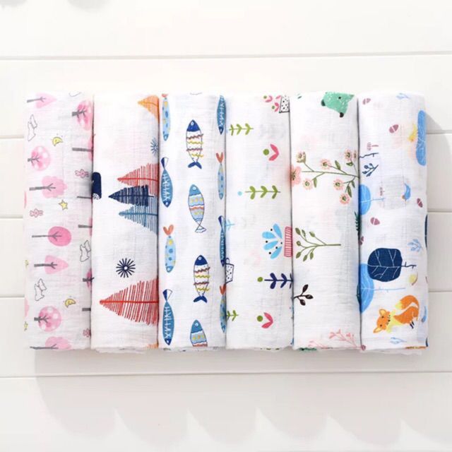 Khăn Aden And Anails Muslin Swaddle 100% Sợi Tre Cao Cấp