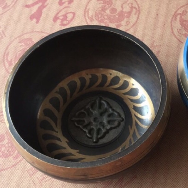 chuông quay tây tạng 12,5cm - chuông đồng
