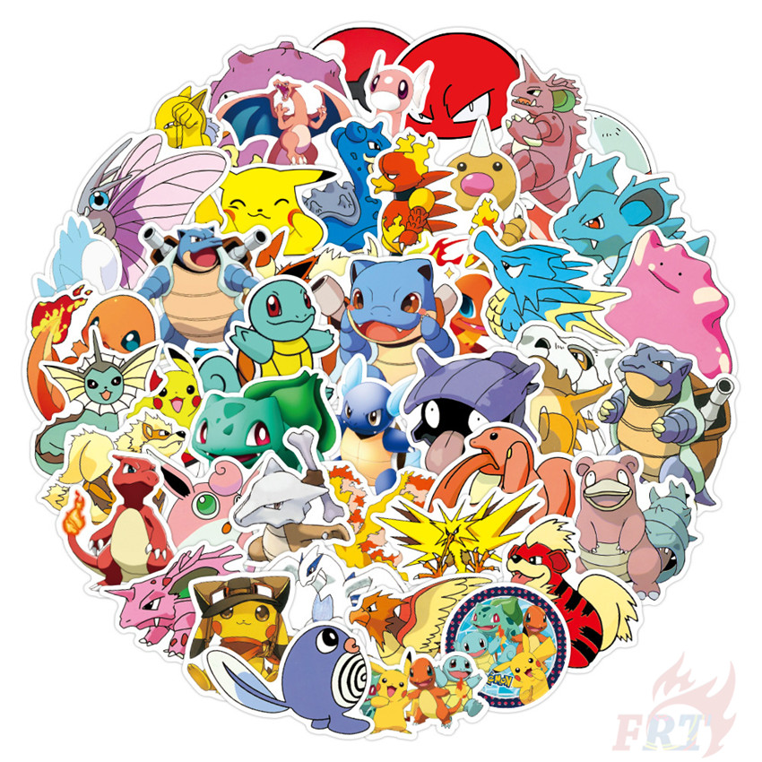 ❉ Pokemon Go - Series 05 Kawaii Pocket Monster Stickers ❉ 50Pcs/Set Anime Cartoon TV Shows DIY Fashion Luggage Laptop Skateboard Decals Doodle Stickers
