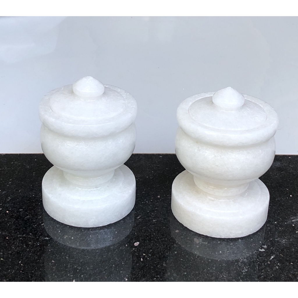 ly nước thờ đá non nước cao 7cm bán theo đôi