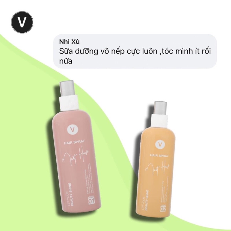 Sữa dưỡng tóc chống nắng tạo nếp VyvyHairCare