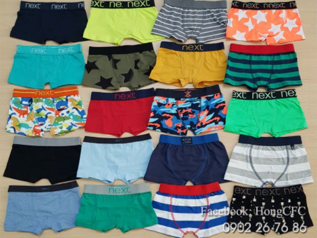 Set 5 quần chip đùi bé trai