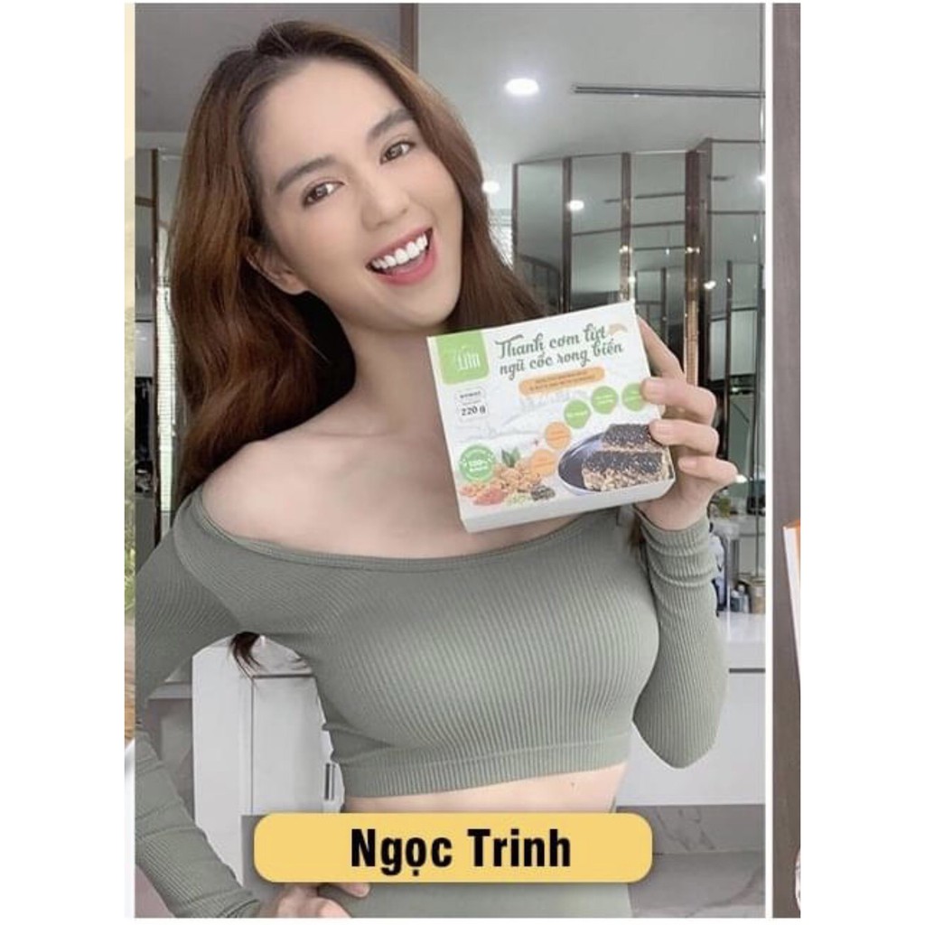 Thanh cơm lứt ngũ cốc chà bông,rong biển herbslim.Cho người ăn kiêng & giảm cân-True Natural Trấn Thành