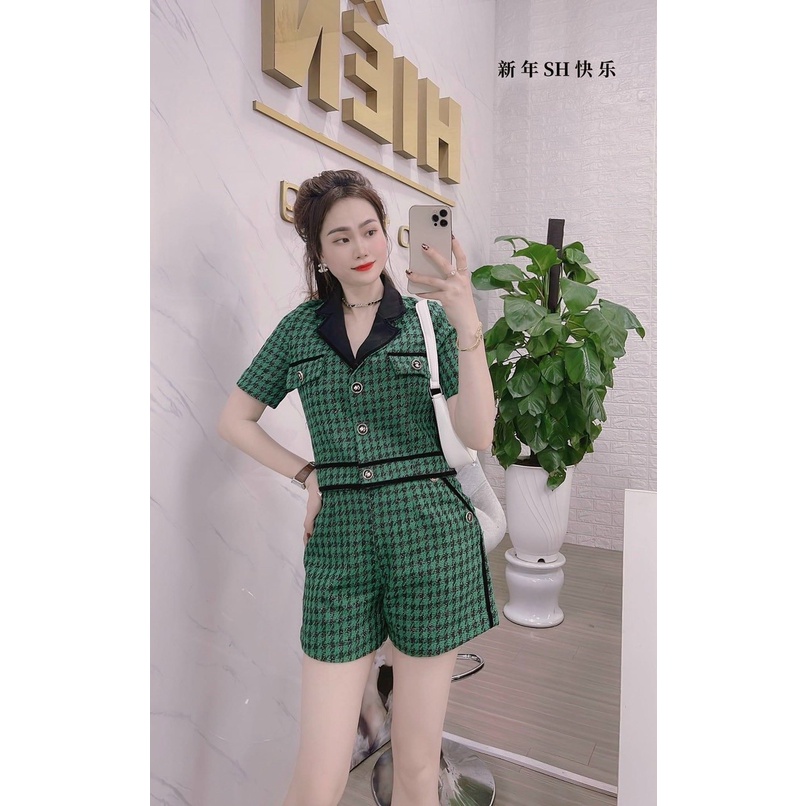 Set vest nữ croptop phối viền xinh xắn với 3 màu tôn da, sang chảnh dành cho các nàng yêu đi chơi, dạo phố hoặc đi làm