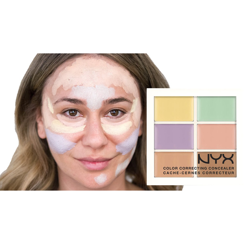 Che khuyết điểm 6 màu Nyx Correcting Concealer