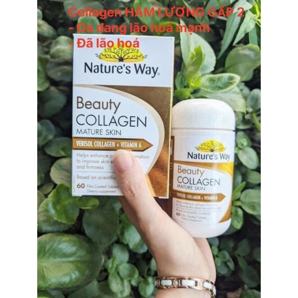 Viên uống Nature's Way Beauty Collagen Mature Skin | Thế Giới Skin Care