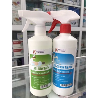 [Siêu Rẻ] Chai Xịt Tắm Khô An Sinh 500ml Tắm Gội Không Cần Dùng Nước Cho Người Già - Mẹ Bầu Sau Sinh