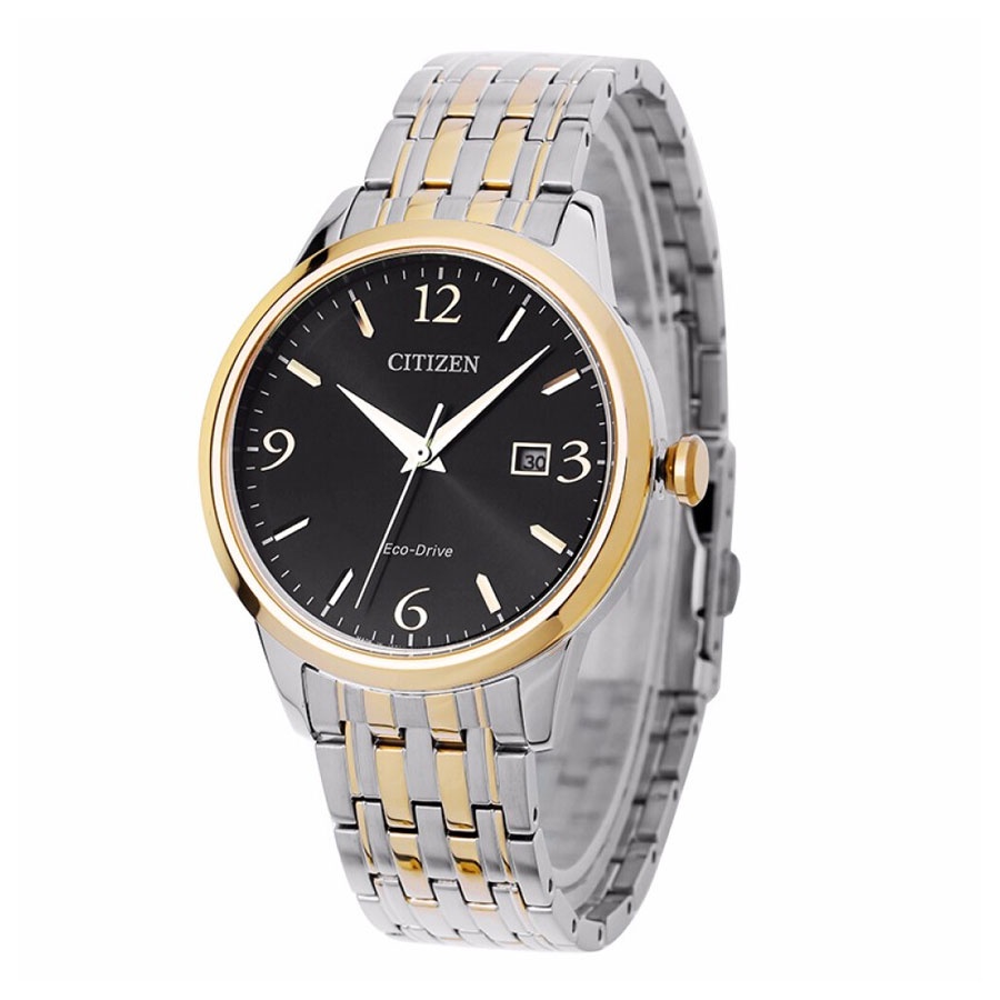 Đồng Hồ Nam Citizen Dây Thép Không Gỉ BM7304-59E - Mặt Đen (Sapphire)