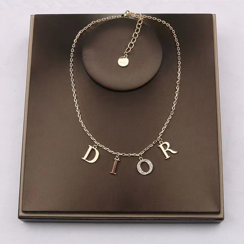 Mới Vòng Cổ Choker Đính Kim Cương Giả In Chữ Đơn Giản Cho Nữ
