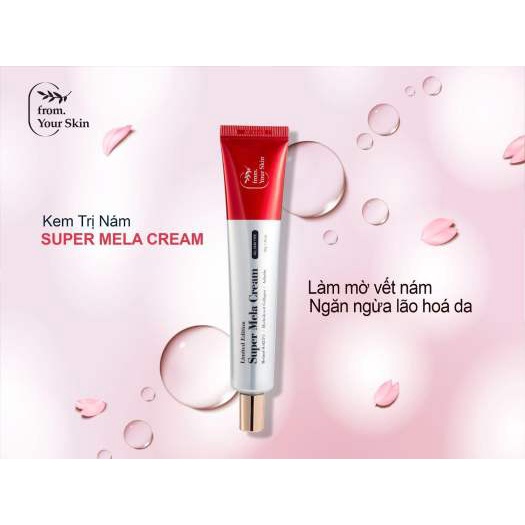 Kem Dưỡng Da Chống Lão Hóa Làm Mờ Vết Nám FROM YOUR SKIN Super Mela Cream 50g