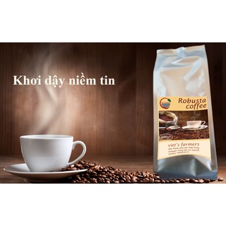 Cà phê rang xay Robusta nguyên chất cà phê sạch