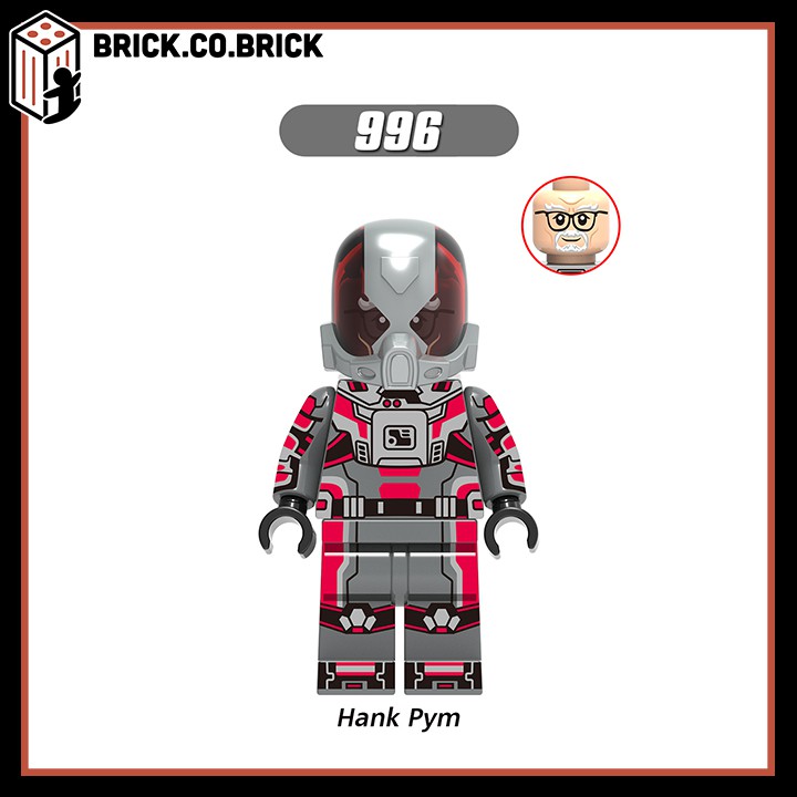 Lego Người Kiến và Chiến Binh Ong Xếp hình Ant Man and The Wasp Minifigure Siêu Anh Hùng Hank Pym Goliath X0224