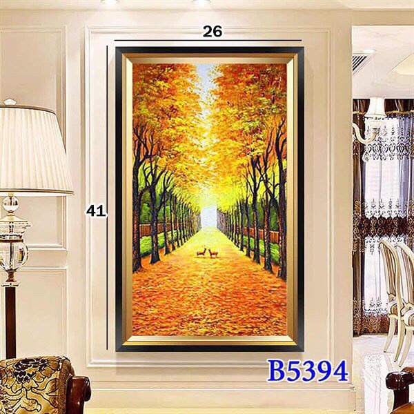 Tranh đèn LED 5D - 3 chế độ ánh sáng  AMIKURA43 sử dụng trang trí nội thất gia đình  mang phong cách châu âu