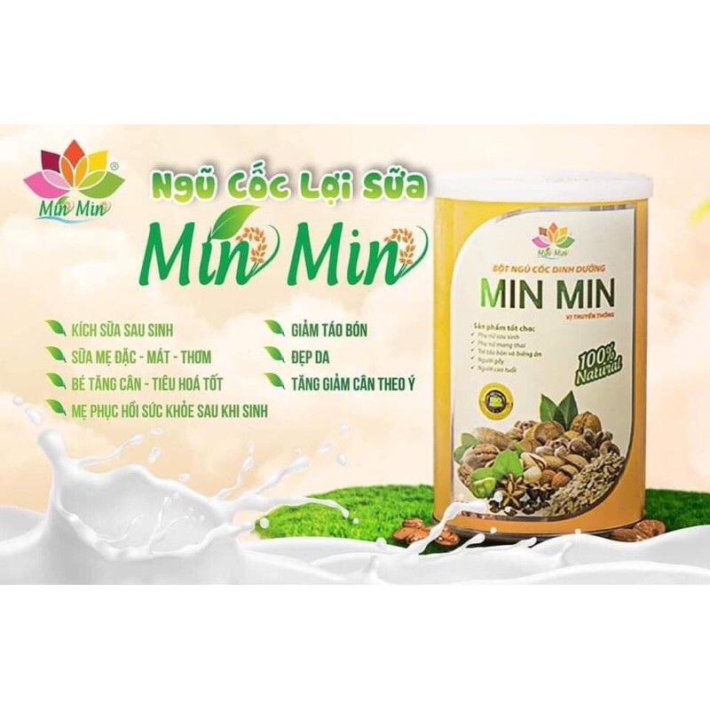 Bột ngũ cốc dinh dưỡng Min Min giá sỉ 5kg