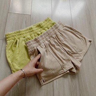 Quần short thun da cá