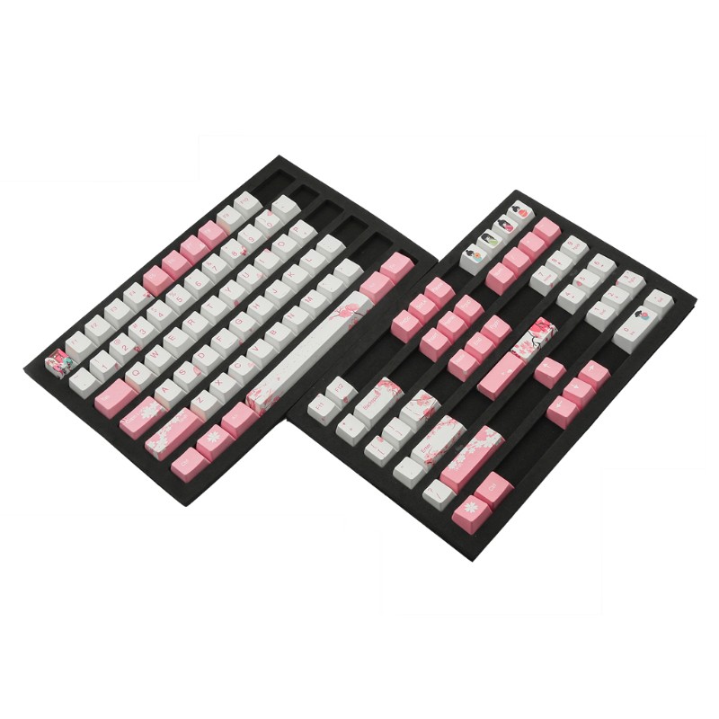 Bộ 108 Nút Bàn Phím Cơ Pbt Oem Nhuộm Màu Độc Đáo