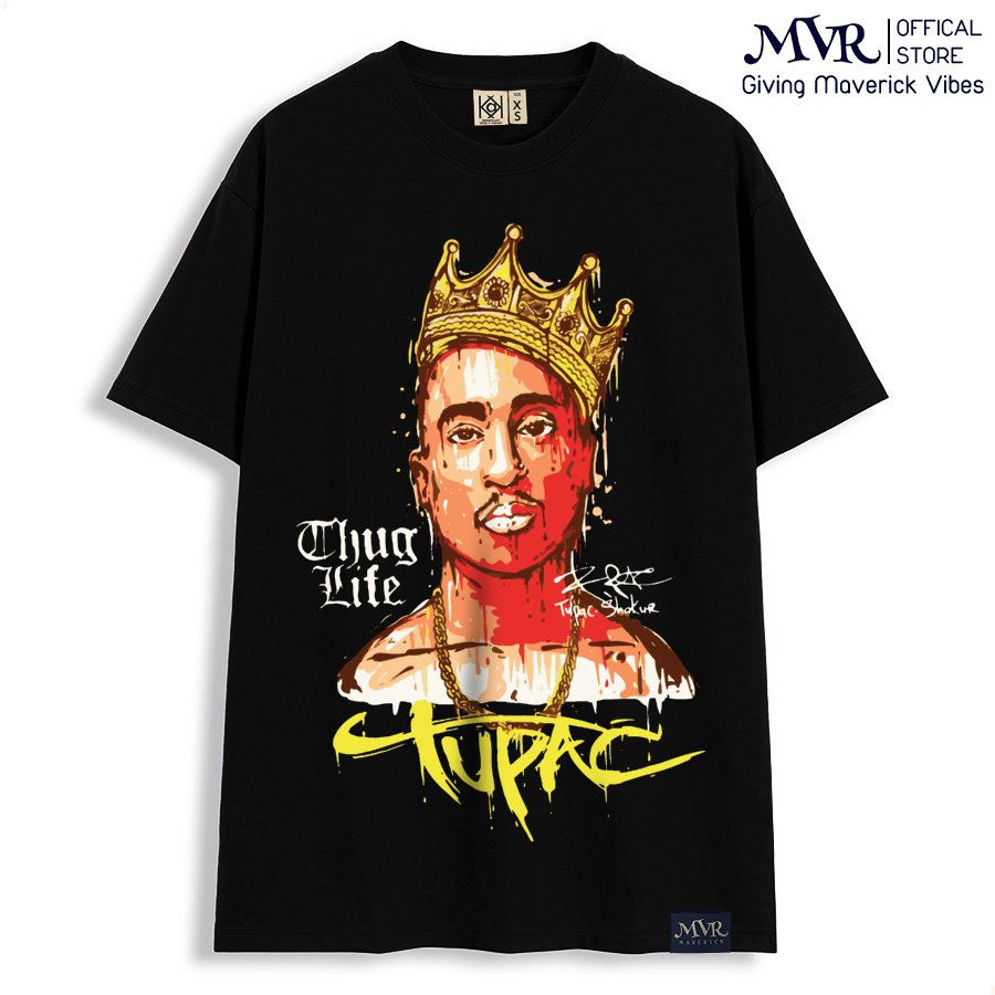 Áo thun trắng form rộng Hip hop phong cách chất MVR size rộng tee Mỹ BB4075