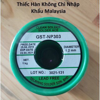 Thiếc Hàn Điện Tử Không Chì Nhập Khẩu Malaysia [ Tặng thêm 5 mét dây khi mua từ 25 mét ]