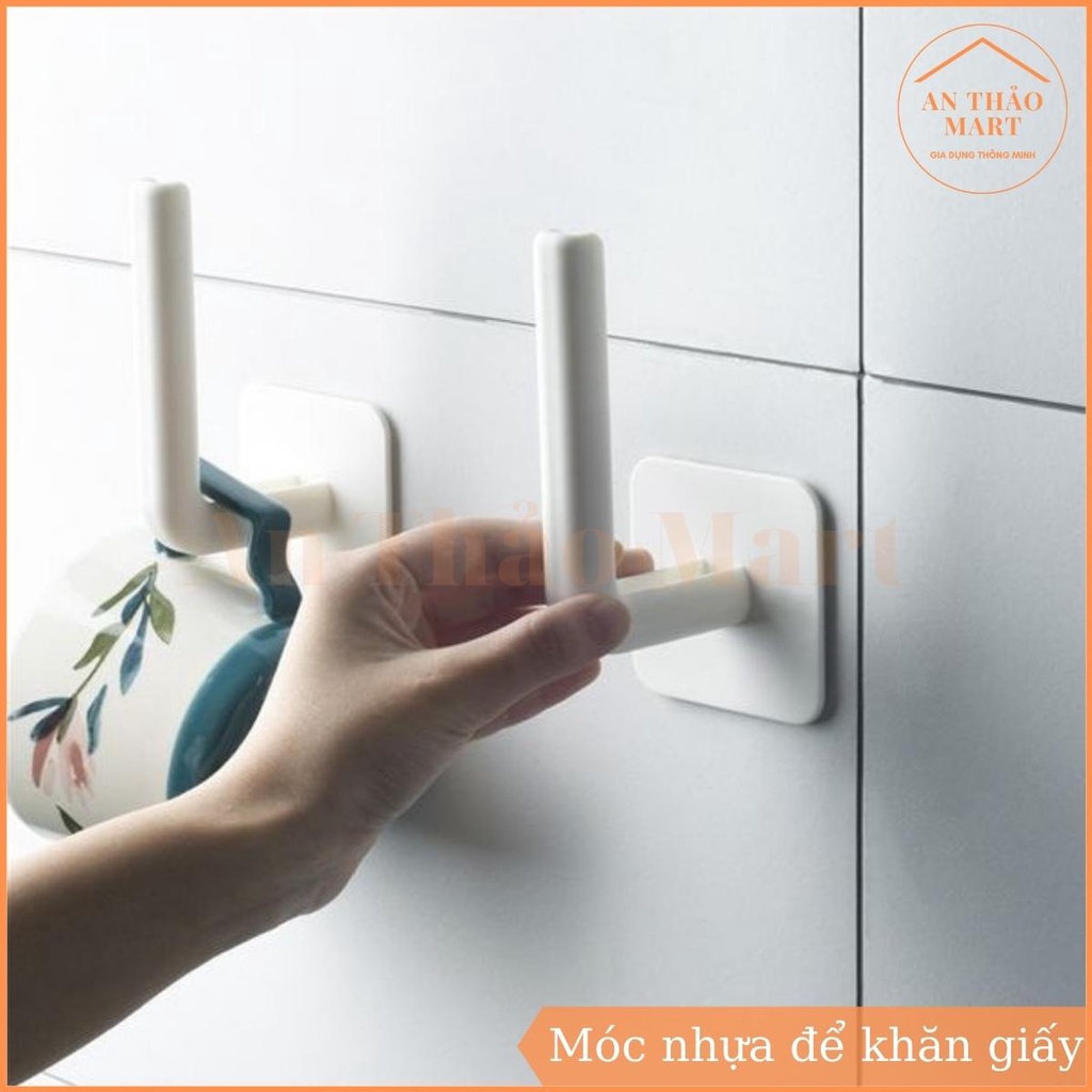 Móc Treo Khăn Giấy Dán Tường Tiện Dụng