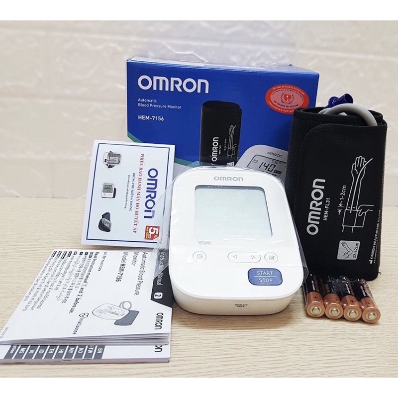 Máy đo huyết áp Omron Hem 7156 kèm Adapter