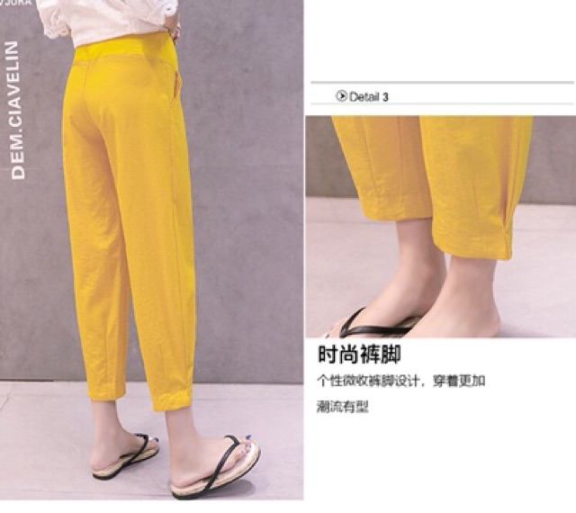 quần lửng bầu vải đũi mềm đẹp dáng baggy hợp thời trang hàng quảng châu cao cấp big size ✅sẵn hàng ✅