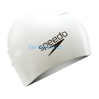 Mũ bơi silicone Plain Flat Spee do (6 màu)