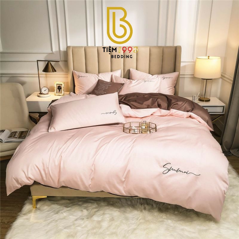 🌞🌞 Set Ga Gối Lụa SUMOI 60s Phối Màu Sang Trọng Chất Vải Mềm Mịn Cho Giấc Ngủ Ngon - Mã KL75 🌞🌞 | BigBuy360 - bigbuy360.vn