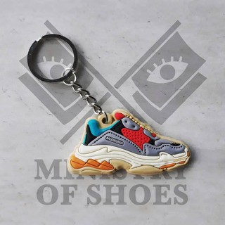 Móc chìa khóa Balenciaga Triple S Multicolor
