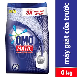 Bột giặt Omo Máy 6kg gói