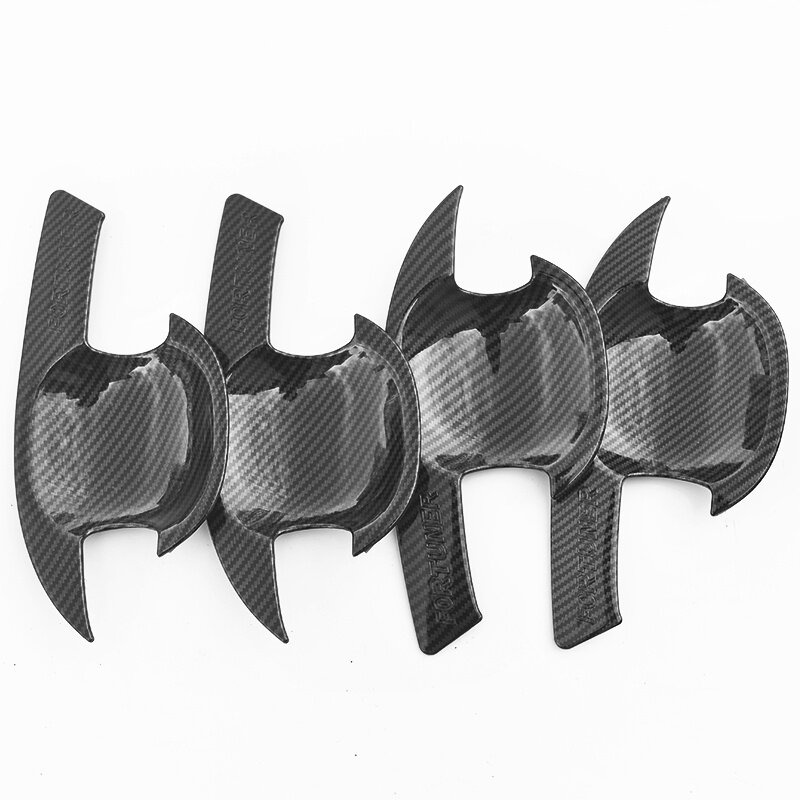 Ốp Bọc Tay Nắm Cửa Xe Hơi TOYOTA FORTUNER 2004-2014 AN50 AN60 Bằng Sợi carbon