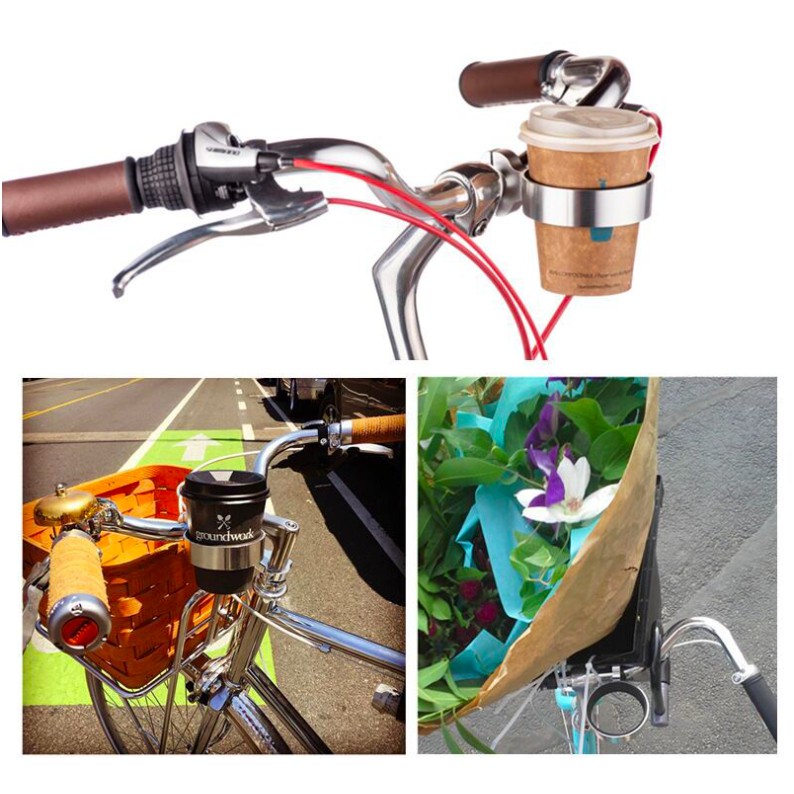 Water Bottle Holder With Convenient Bicycle Handle