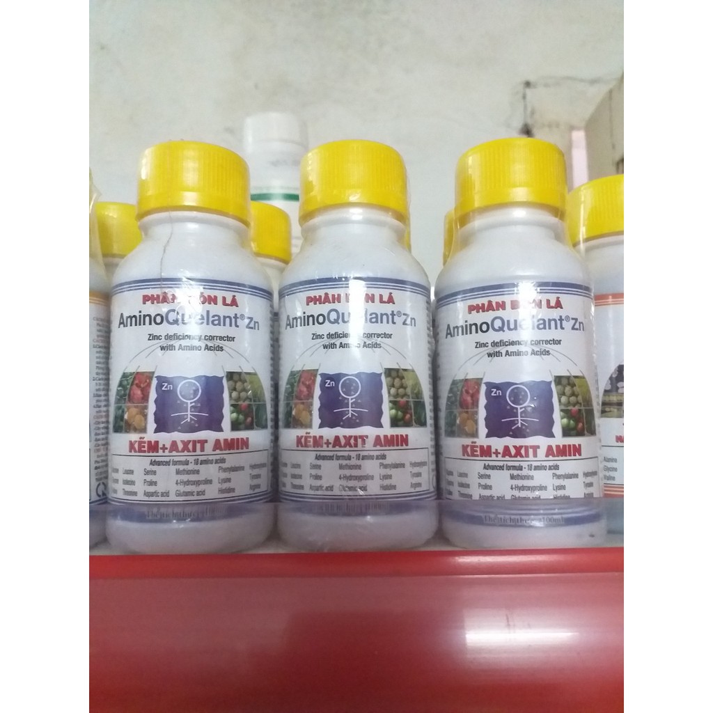 Phân bón lá Amino Quelant Zn 100ML - Đặc biệt cho các loại hoa, cây cảnh