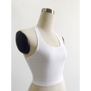 ribbed halter croptop