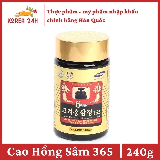 CAO HỒNG SÂM 365 6 NĂM TUỔI (1 HŨ)