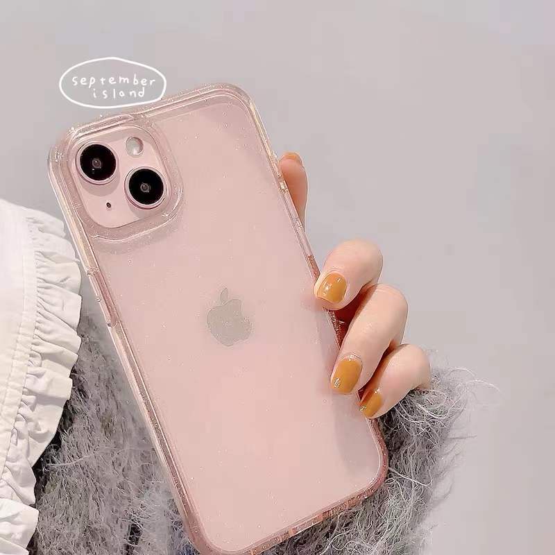 Ốp điện thoại cứng trong suốt đính kim tuyến cho for iPhone 14 13 pro max 12 pro max 11promax7 8 plus se 20