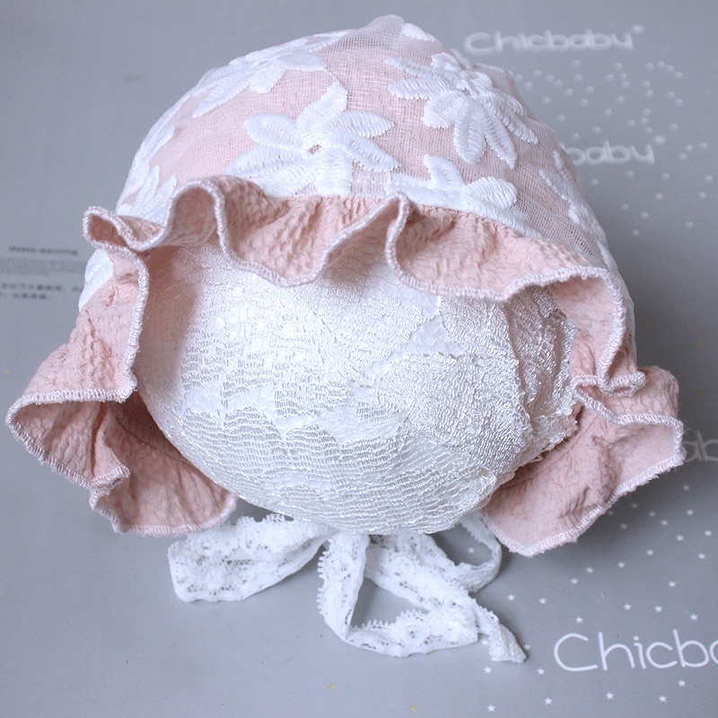 Nón vải cotton cao cấp chính hãng Chicbaby xinh xắn cho bé gái 0-12 tháng