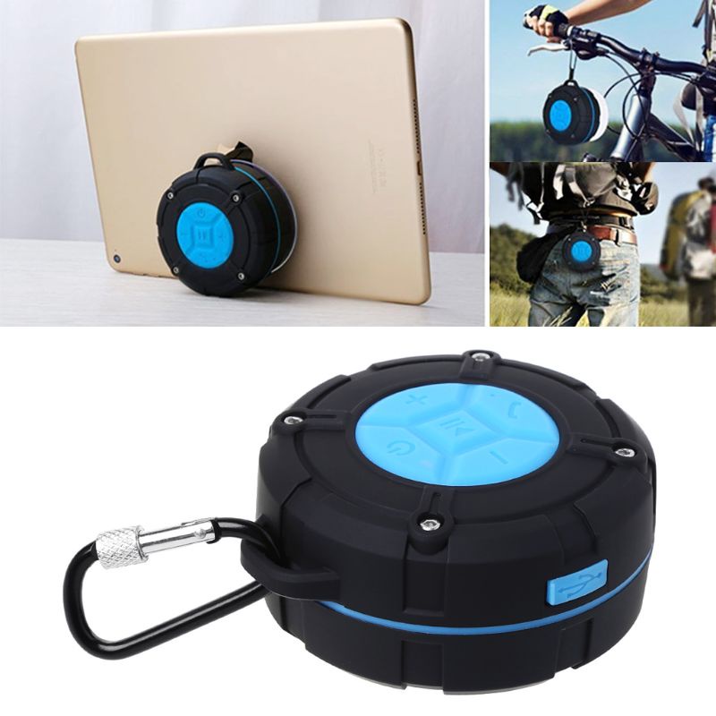 Loa Bluetooth Không Dây WU IPX7 Chống Nước Có Móc Khóa