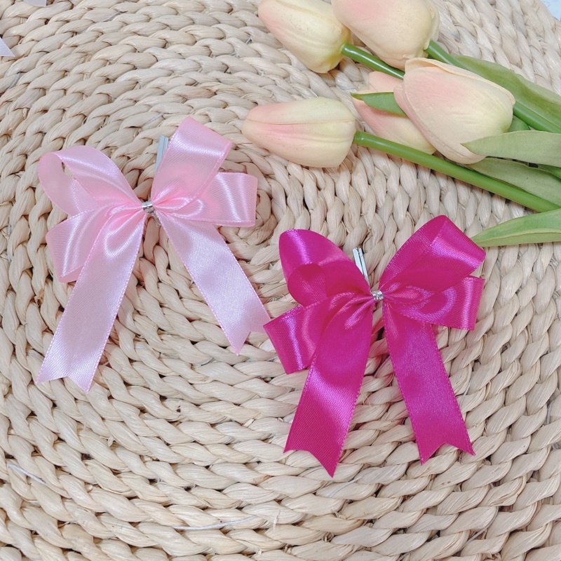 SET 25 Nơ đủ màu ngẫu nhiên  ruy băng lụa to 8 cm trang trí quà tặng