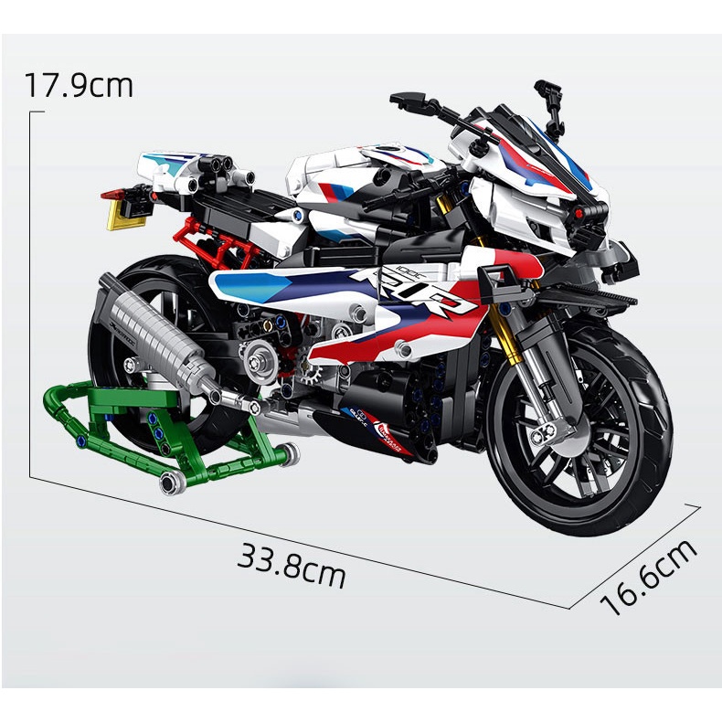 Đồ chơi Lắp ráp Technic 672004 BMW M1000RR Motorcycle xe đua phân khối lớn Lemoshop